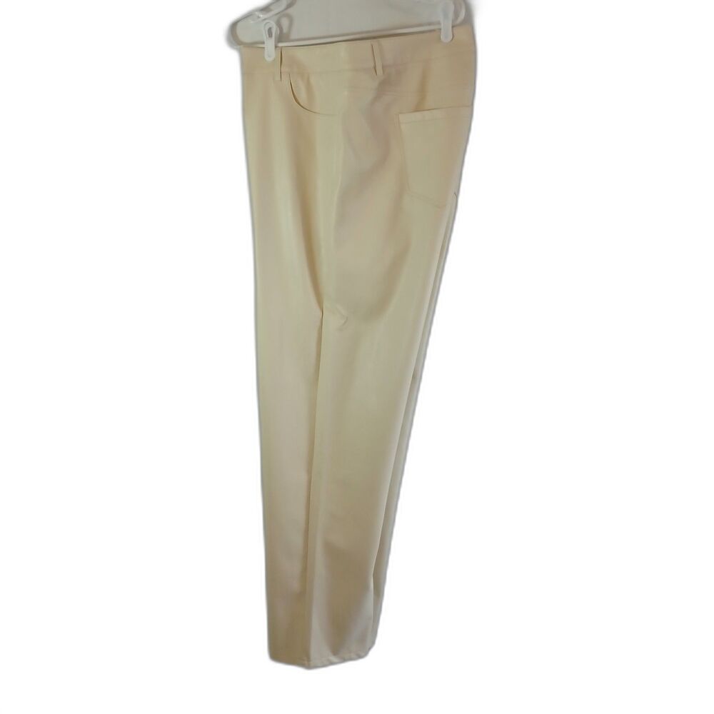 Eloquii Pants Cream Boot Cut Slits On Hem NWT ‎ Sz 26 Quiet Luxury Weddings Work